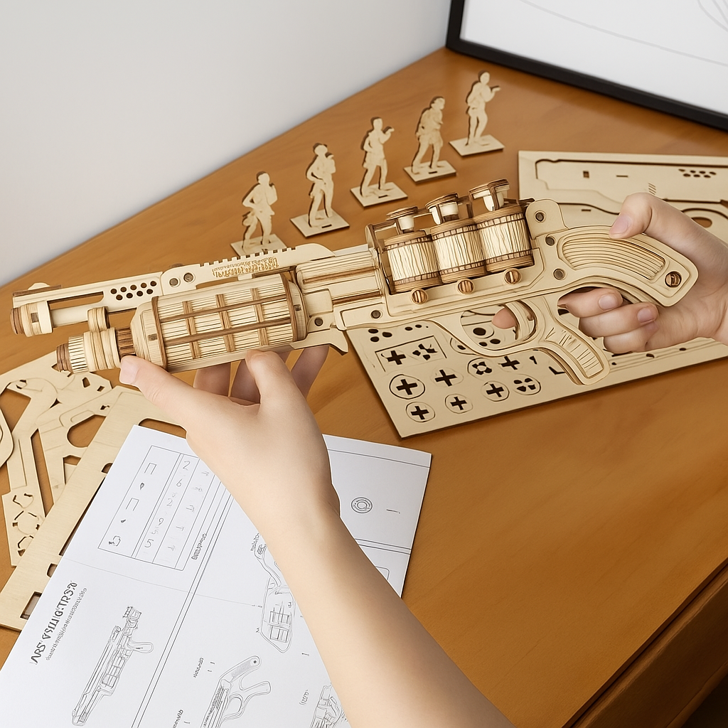Lock. Load. Laugh. – Wooden Shotgun Blaster Kit by EverProsper Trust