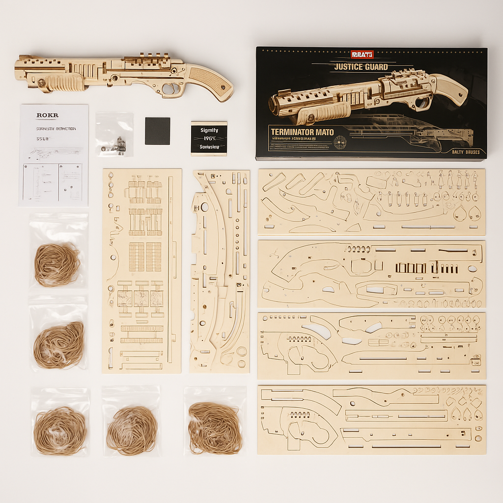 Lock. Load. Laugh. – Wooden Shotgun Blaster Kit by EverProsper Trust
