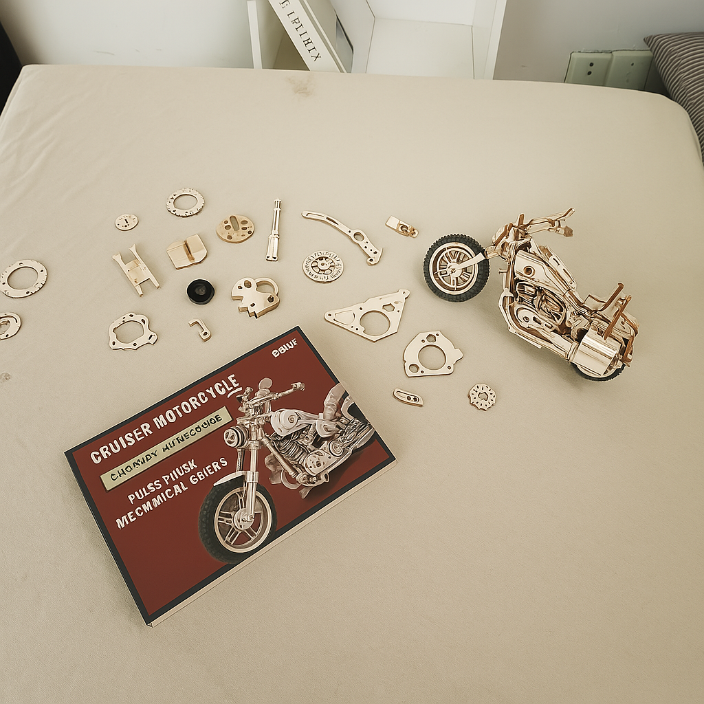 Ride the Craft – Cruiser Motorcycle Puzzle Kit by EverProsper Trust