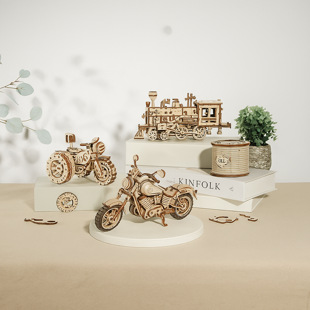 Ride the Craft – Cruiser Motorcycle Puzzle Kit by EverProsper Trust