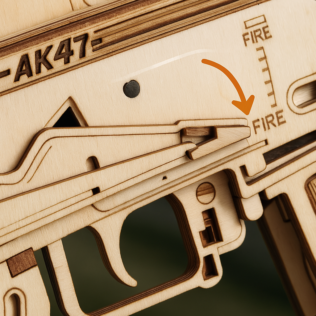 Click. Craft. Fire. – 3D Wooden AK Rifle Puzzle by EverProsper Trust