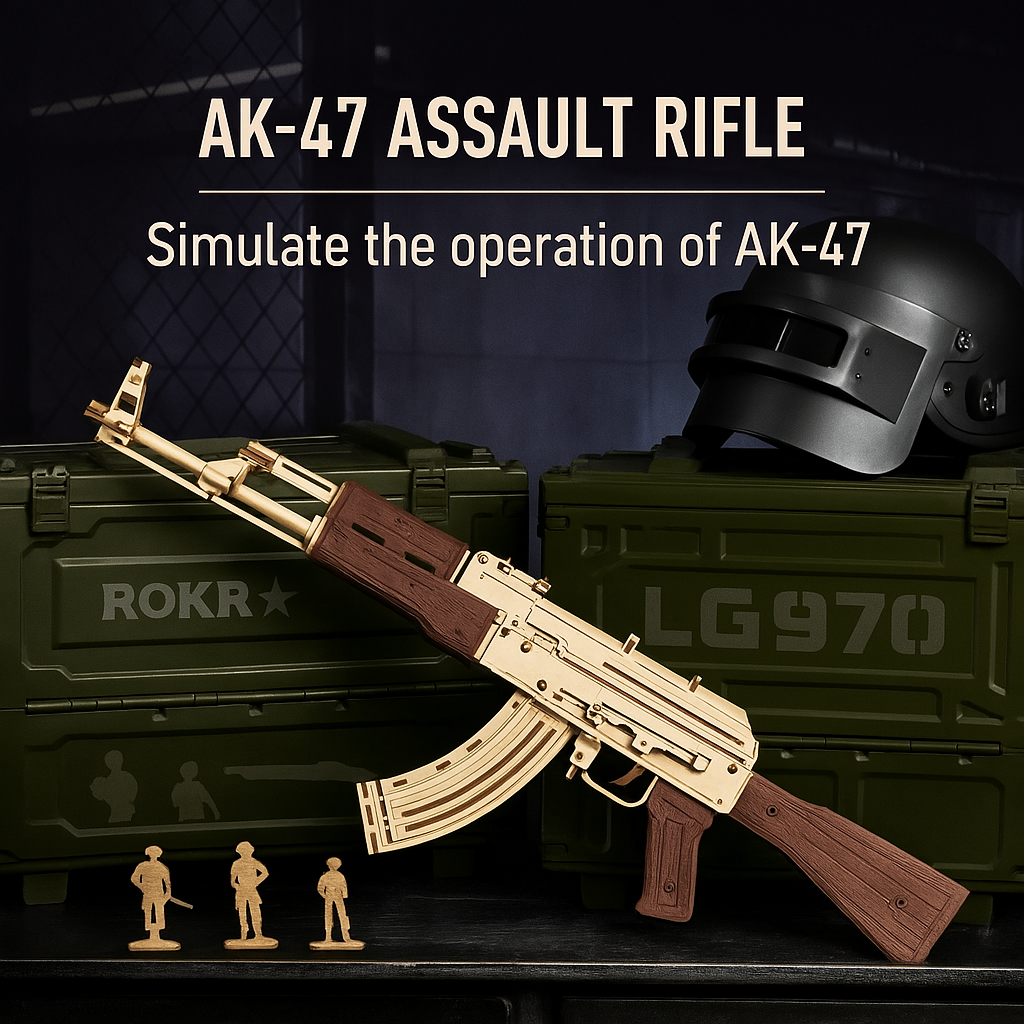 Click. Craft. Fire. – 3D Wooden AK Rifle Puzzle by EverProsper Trust