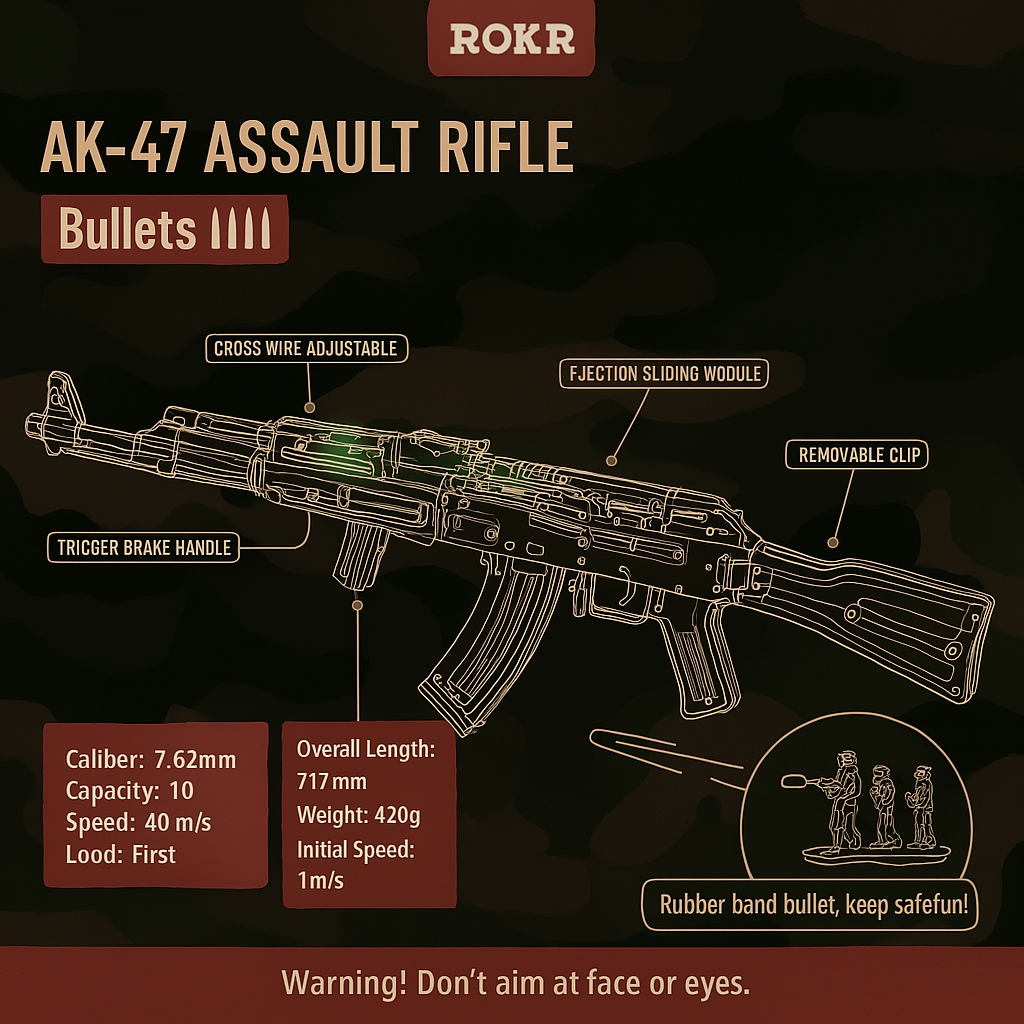 Click. Craft. Fire. – 3D Wooden AK Rifle Puzzle by EverProsper Trust