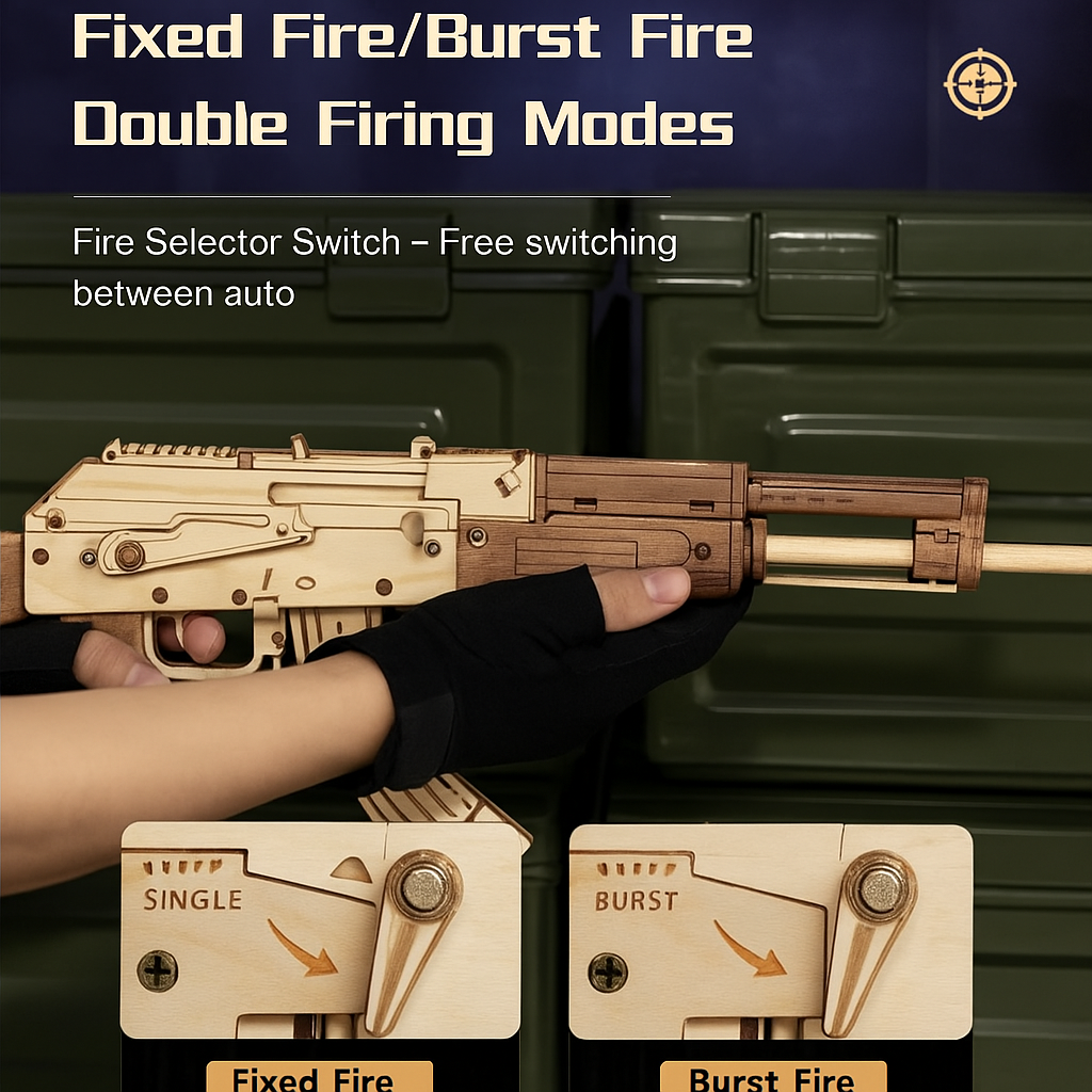Click. Craft. Fire. – 3D Wooden AK Rifle Puzzle by EverProsper Trust