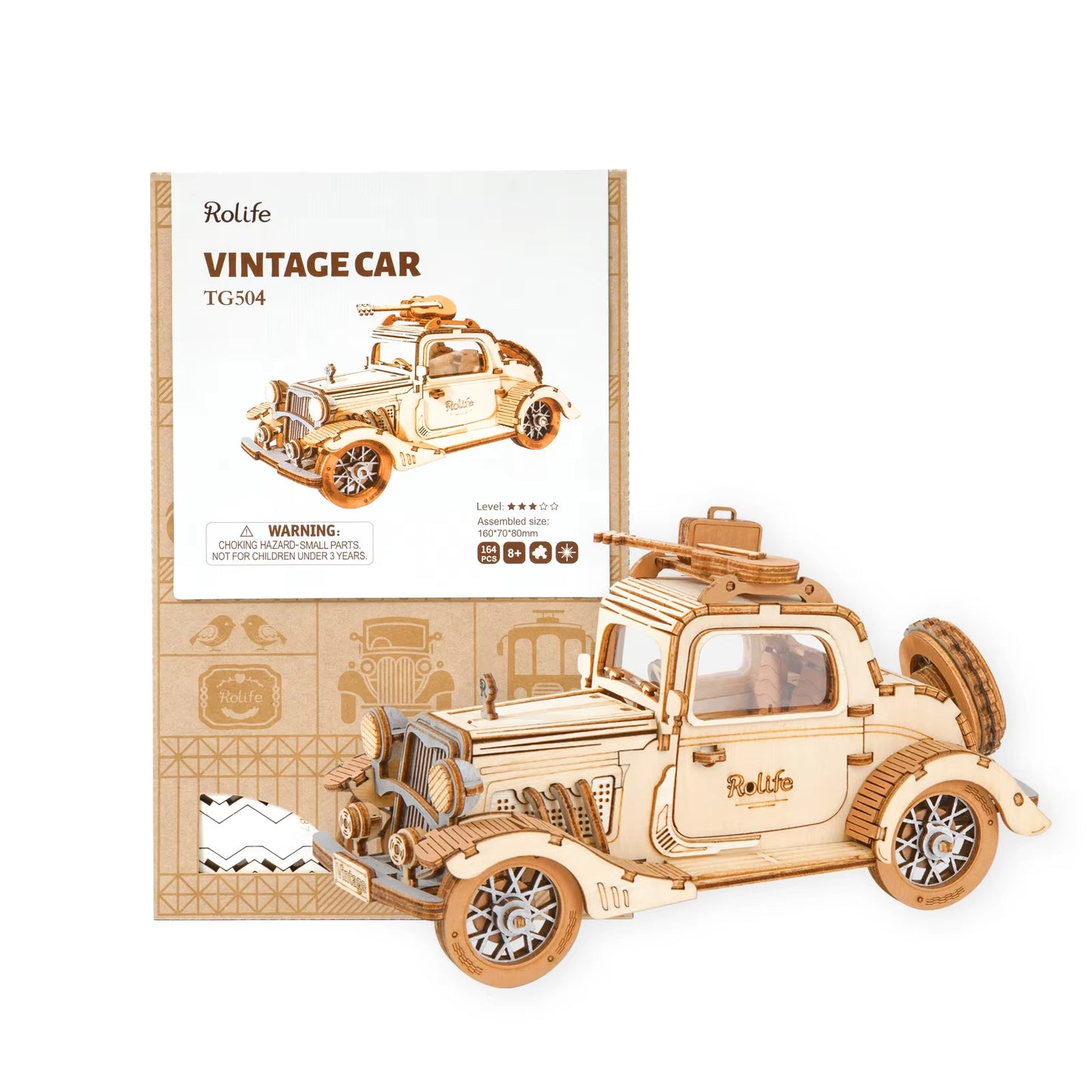 Quick to build. Impossible to forget. – Vintage Car Puzzle Kit by EverProsper Trust