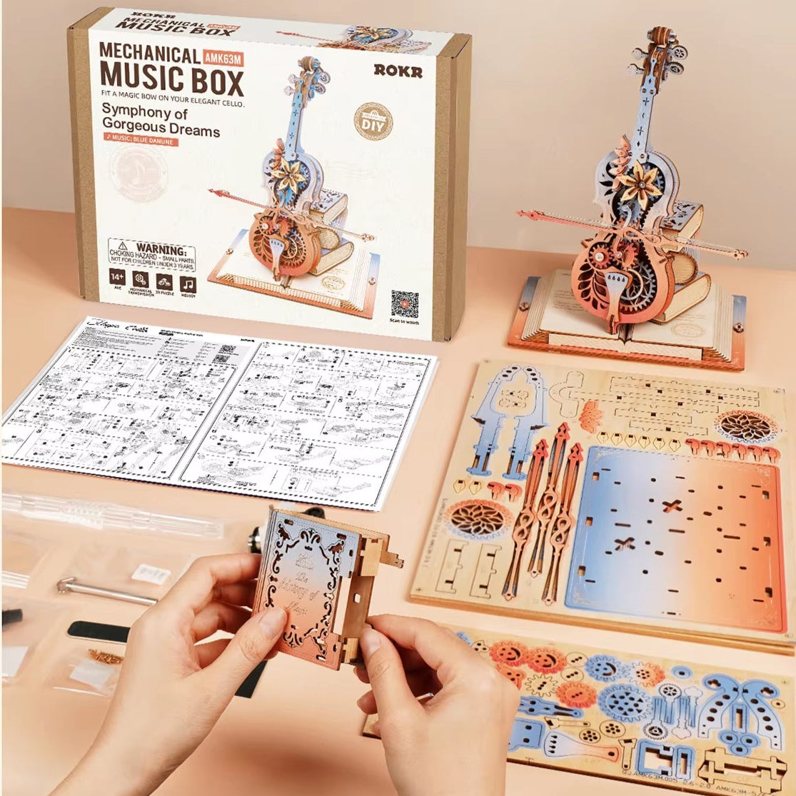 Play Elegance in Motion – Cello Music Box Puzzle by EverProsper Trust