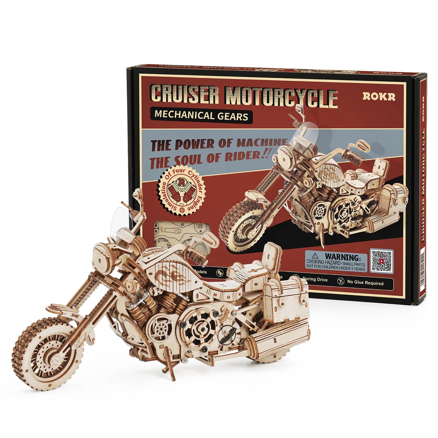 Ride the Craft – Cruiser Motorcycle Puzzle Kit by EverProsper Trust