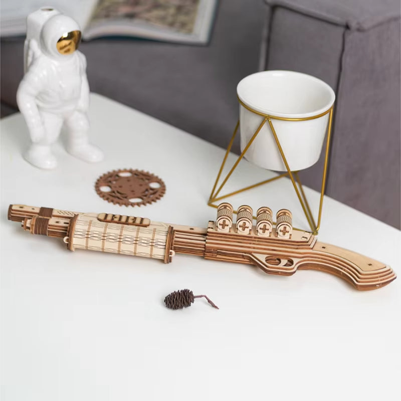 Lock. Load. Laugh. – Wooden Shotgun Blaster Kit by EverProsper Trust