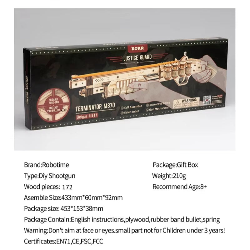 Lock. Load. Laugh. – Wooden Shotgun Blaster Kit by EverProsper Trust