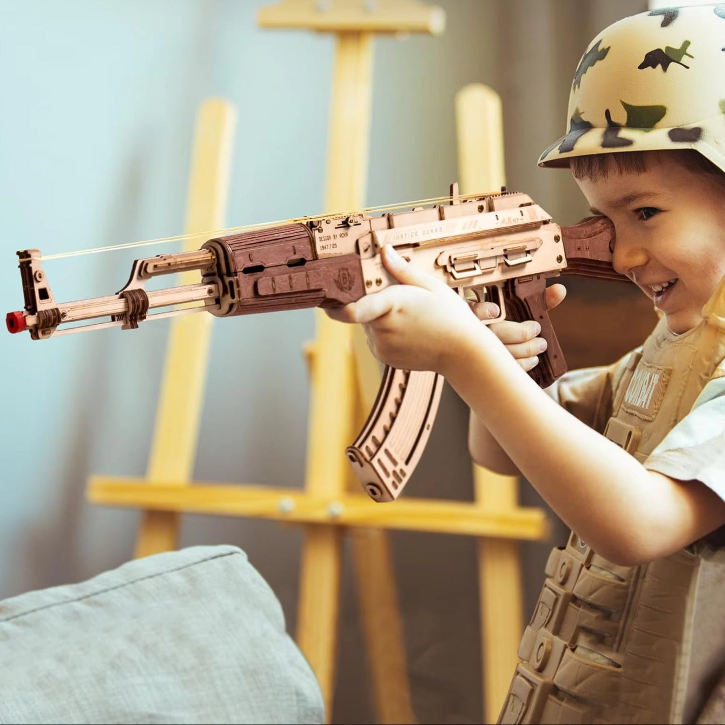 Click. Craft. Fire. – 3D Wooden AK Rifle Puzzle by EverProsper Trust