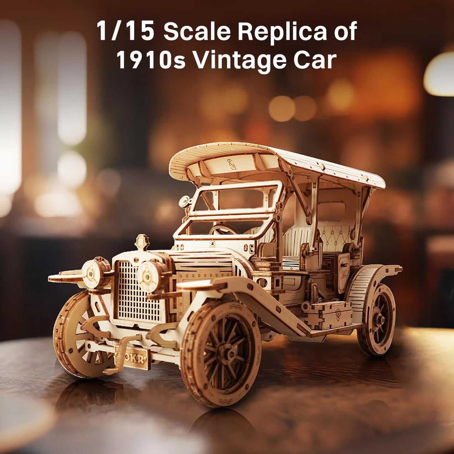 Build a Memory – 1910s Wooden Car Puzzle Kit by EverProsper Trust