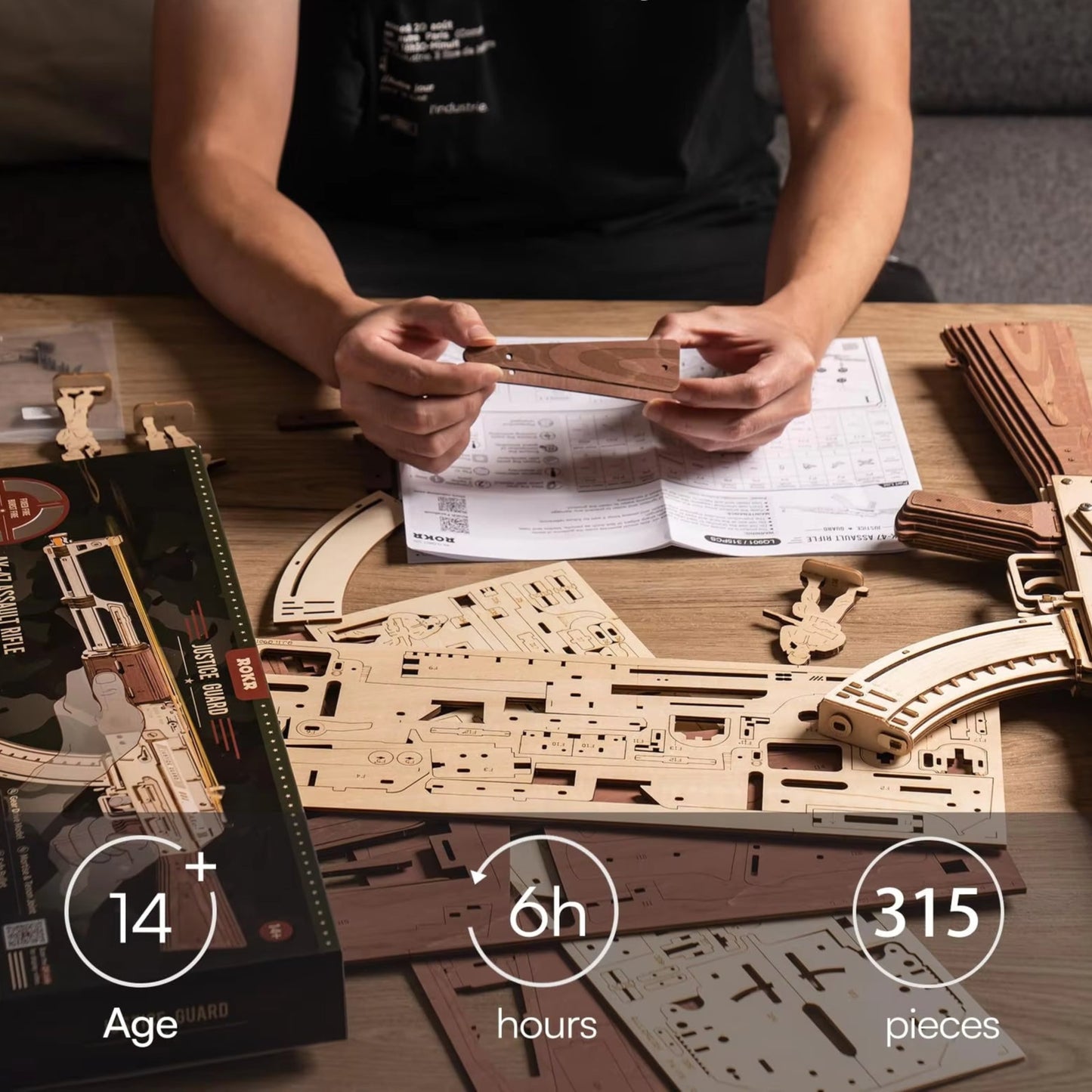 Click. Craft. Fire. – 3D Wooden AK Rifle Puzzle by EverProsper Trust