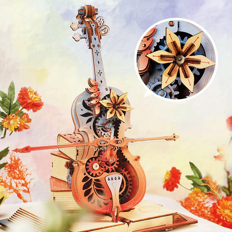 Play Elegance in Motion – Cello Music Box Puzzle by EverProsper Trust