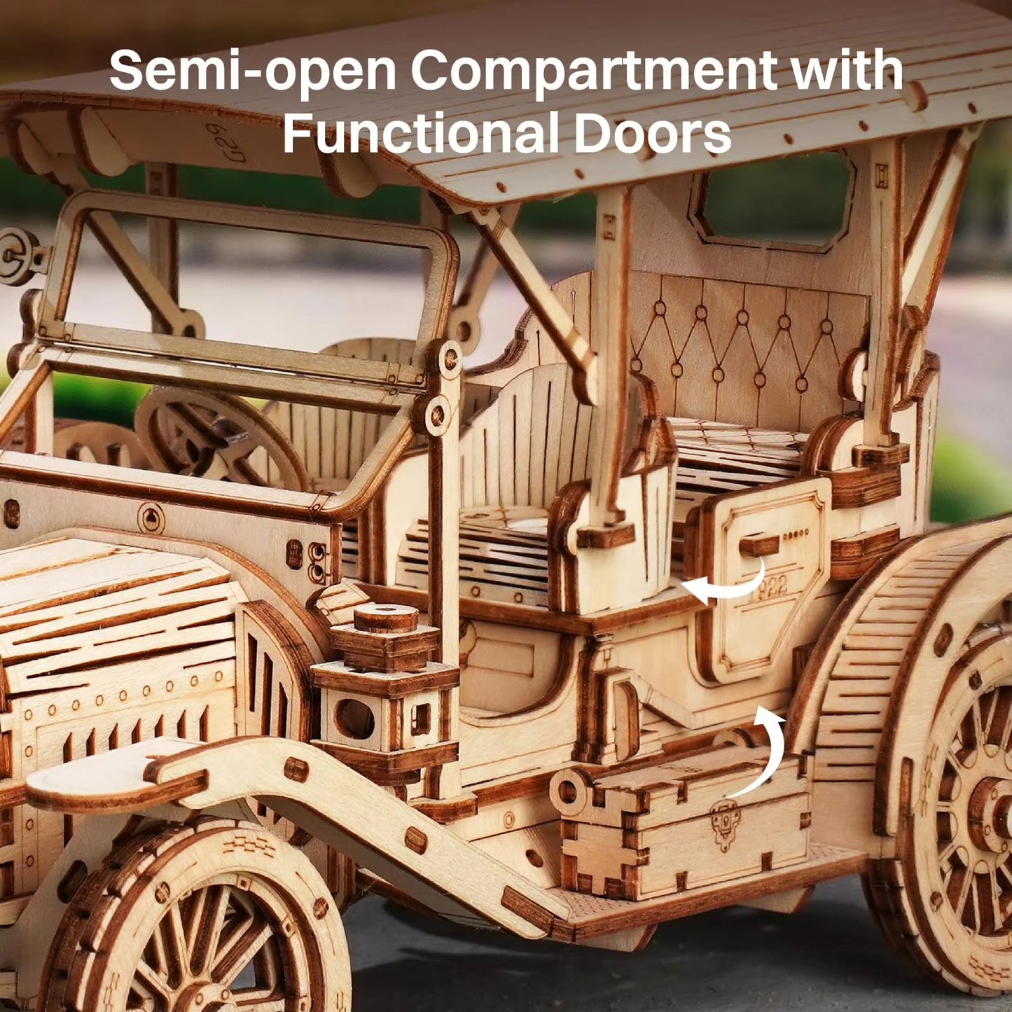 Build a Memory – 1910s Wooden Car Puzzle Kit by EverProsper Trust