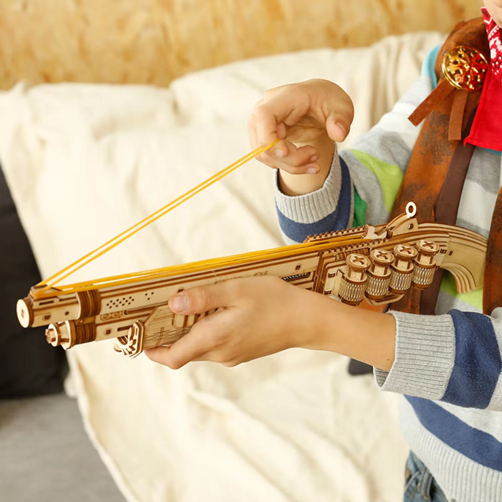 Lock. Load. Laugh. – Wooden Shotgun Blaster Kit by EverProsper Trust