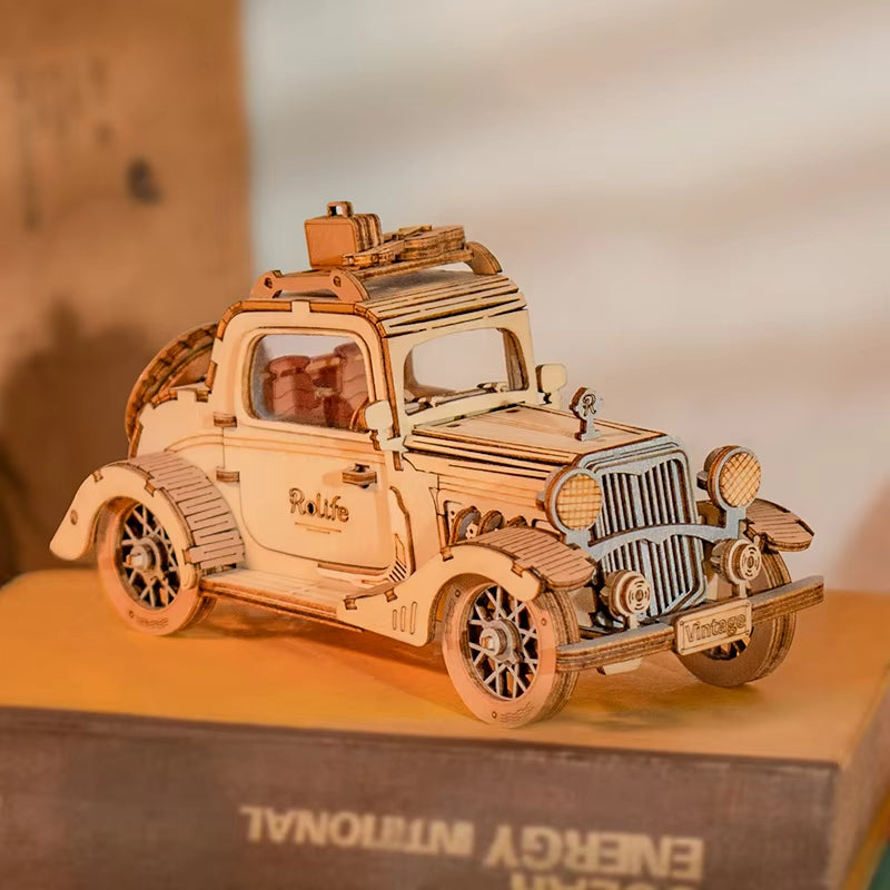 Quick to build. Impossible to forget. – Vintage Car Puzzle Kit by EverProsper Trust