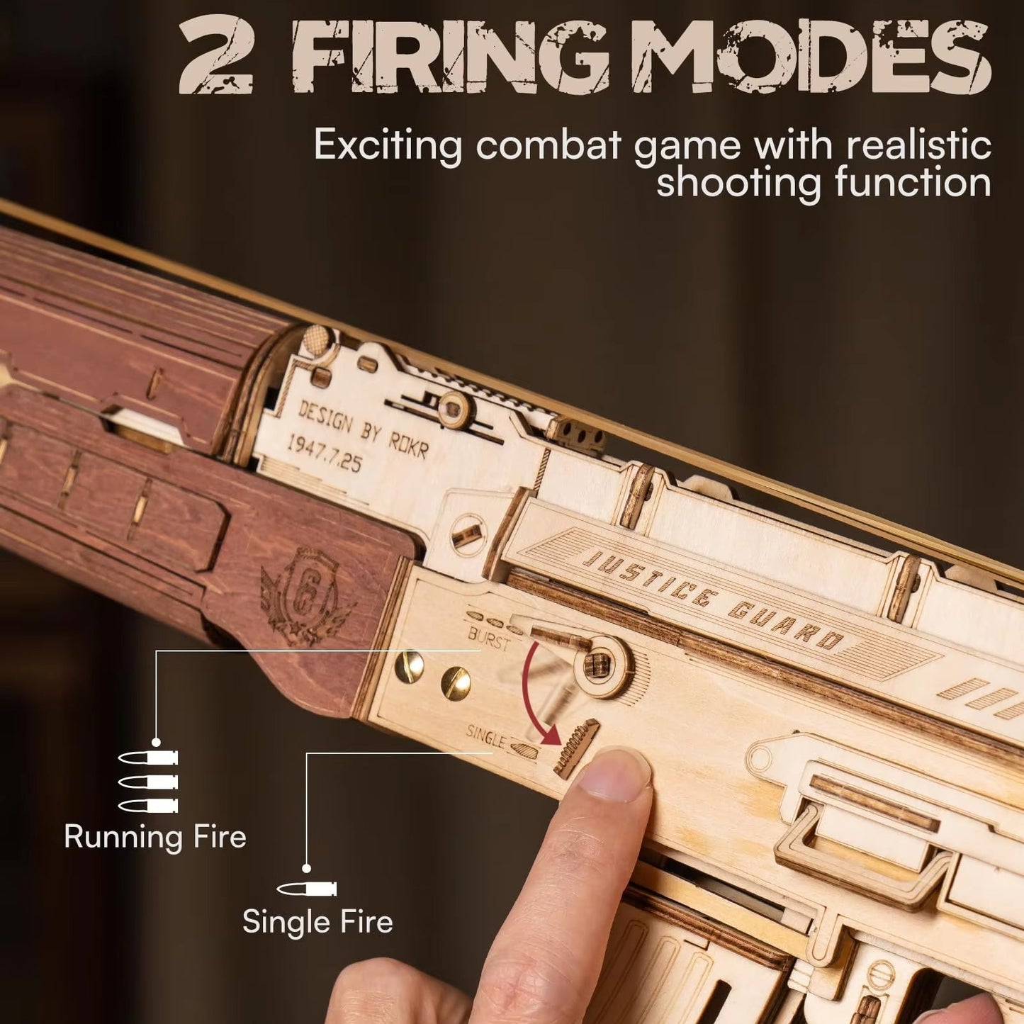 Click. Craft. Fire. – 3D Wooden AK Rifle Puzzle by EverProsper Trust