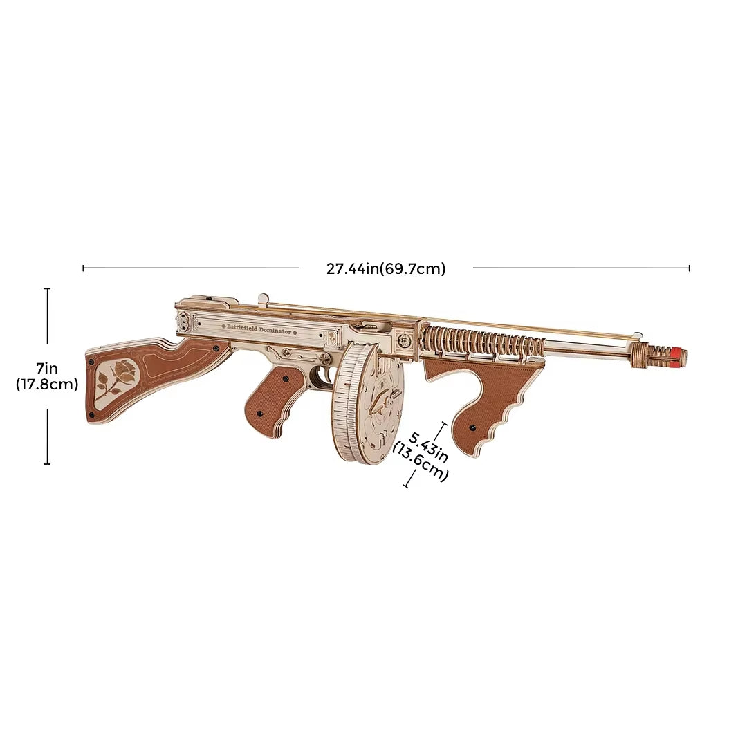 Load the Legend – 3D Thompson Gun Puzzle Kit by EverProsper Trust