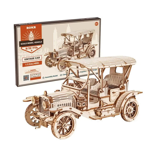 Build a Memory – 1910s Wooden Car Puzzle Kit by EverProsper Trust