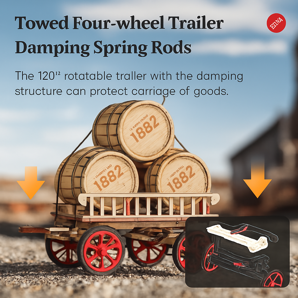 469 Pieces. 3 Gears. 1 Legendary Build. – Motorized Steam Tractor Puzzle by EverProsper Trust