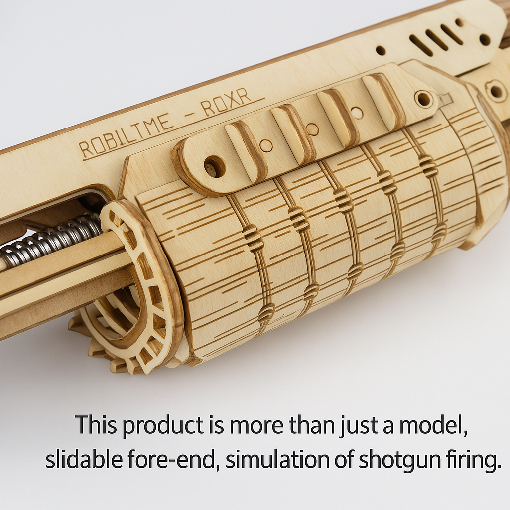 Aim. Spin. Fire. – DIY Wooden Revolver Blaster Kit by EverProsper Trust