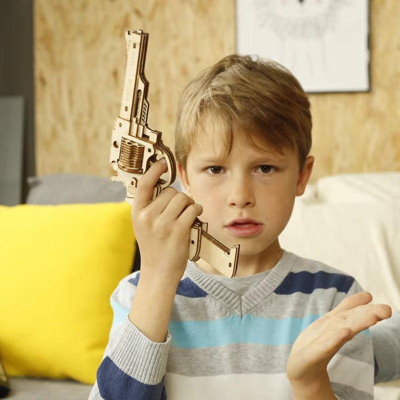 Aim. Spin. Fire. – DIY Wooden Revolver Blaster Kit by EverProsper Trust