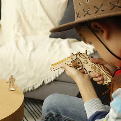 Aim. Spin. Fire. – DIY Wooden Revolver Blaster Kit by EverProsper Trust