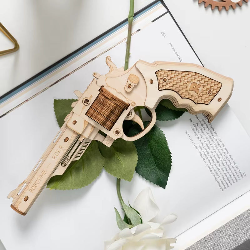 Aim. Spin. Fire. – DIY Wooden Revolver Blaster Kit by EverProsper Trust