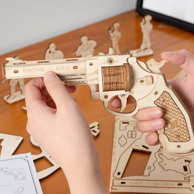 Aim. Spin. Fire. – DIY Wooden Revolver Blaster Kit by EverProsper Trust