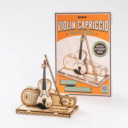 Craft the Melody – Wooden Violin Puzzle Kit by EverProsper Trust