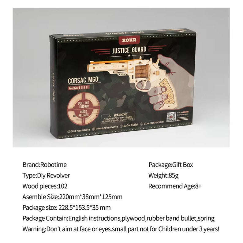 Aim. Spin. Fire. – DIY Wooden Revolver Blaster Kit by EverProsper Trust