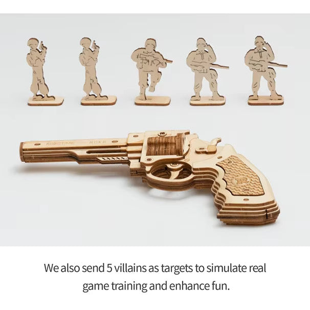 Aim. Spin. Fire. – DIY Wooden Revolver Blaster Kit by EverProsper Trust