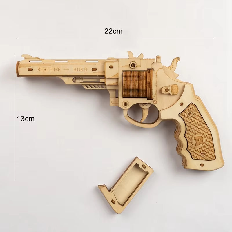 Aim. Spin. Fire. – DIY Wooden Revolver Blaster Kit by EverProsper Trust