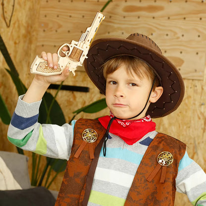 Aim. Spin. Fire. – DIY Wooden Revolver Blaster Kit by EverProsper Trust