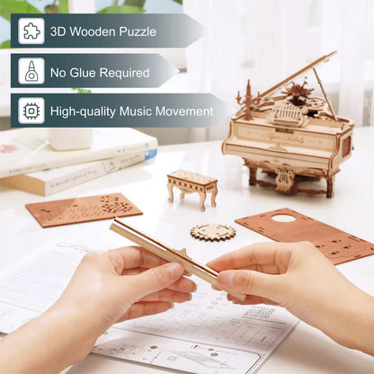 Compose Magic – Mechanical Piano Music Box Puzzle by EverProsper Trust