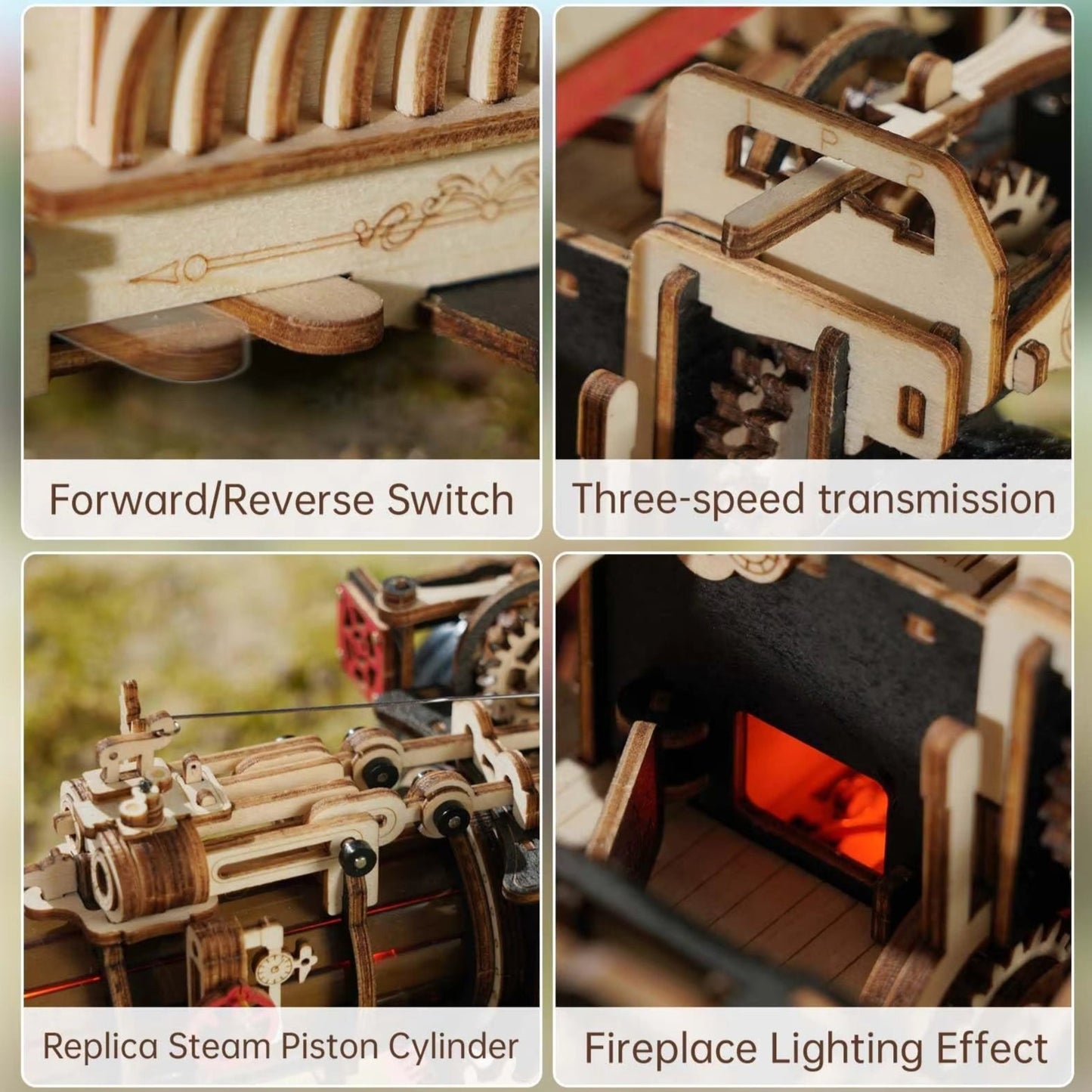 469 Pieces. 3 Gears. 1 Legendary Build. – Motorized Steam Tractor Puzzle by EverProsper Trust