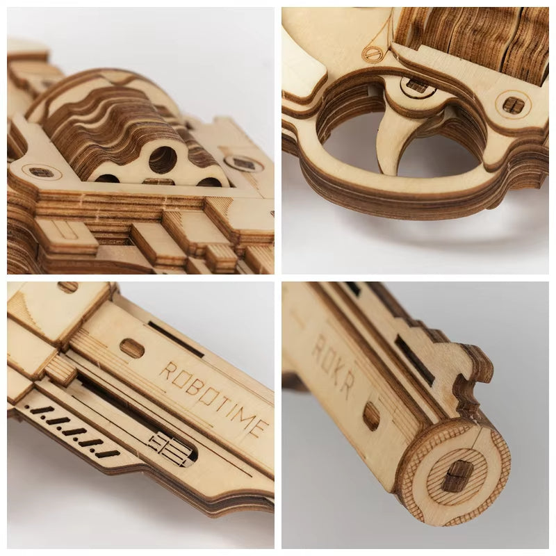 Aim. Spin. Fire. – DIY Wooden Revolver Blaster Kit by EverProsper Trust