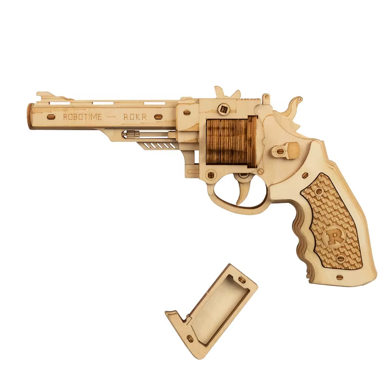 Aim. Spin. Fire. – DIY Wooden Revolver Blaster Kit by EverProsper Trust